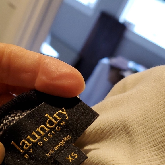 Laundry Black and White patterned sweater dress - Picture 3 of 4